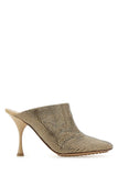 Bottega Veneta Women Embellished Suede Sparkle Dot Sock Mules