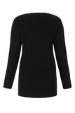 Off White Women Black Wool Sweater