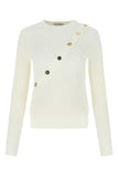 Alexander Mcqueen Women Ivory Stretch Viscose Sweater