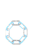 Bottega Veneta Women Two-Tone Silver Chain Bracelet