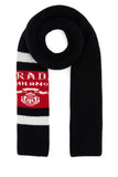 Prada Men Black Cashmere Scarf