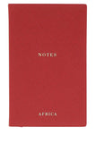 Prada Unisex Red Leather Africa Notebook