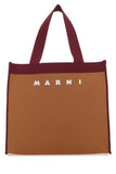 Marni Women Two-Tone Fabric Medium Shopping Bag