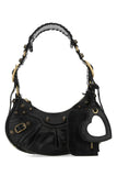 Balenciaga Women Black Leather Le Cagole Xs Shoulder Bag