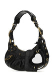 Balenciaga Women Black Leather Le Cagole Xs Shoulder Bag