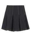 Bottega Veneta Women Dark Blue Denim Mini Skirt