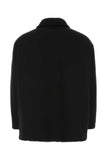Valentino Garavani Men Black Wool Blend Coat