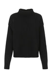Jil Sander Women Black Cashmere Blend Oversize Sweater