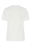 Burberry Women White Cotton T-Shirt