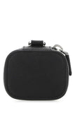 Prada Men Black Leather Air Pods Case