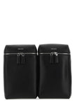 Prada Men Black Leather Backpack
