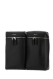 Prada Men Black Leather Backpack