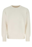 Prada Men Ivory Stretch Cashmere Blend Sweater