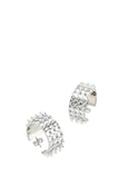 Amina Muaddi Women Embellished Metal Big Karma Earrings