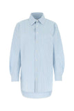 Bottega Veneta Women Embroidered Cotton Oversize Shirt
