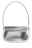 Diesel Women Silver Leather 1Dr Shoulder Bag