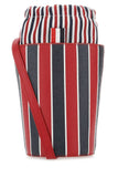 Thom Browne Women Printed Leather Mini Bucket Bag