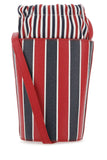 Thom Browne Women Printed Leather Mini Bucket Bag