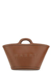 Marni Women Brown Leather Small Tropicalia Handbag