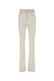 Maison Margiela Women Chalk Denim Jeans