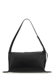 Jil Sander Women Two-Tone Canvas And Leather Medium Empire Shoulder Bag