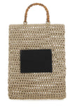 Jil Sander Women Beige Rope Medium Shopping Bag
