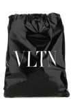 Valentino Garavani Men Black Leather Vltn Sack