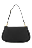 Chloe Women Black Leather Marcie Clutch