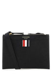 Thom Browne Women Black Leather Mini Document Holder