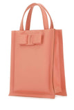 Salvatore Ferragamo Women Salmon Nappa Leather Mini Viva Bow Handbag