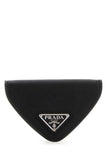 Prada Men Black Leather Coin Purse