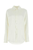 Bottega Veneta Women Ivory Satin Shirt