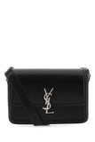 Saint Laurent Men Black Leather Solferino Shoulder Bag