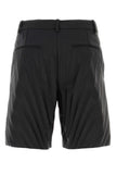 Valentino Garavani Men Black Nylon Bermuda Shorts