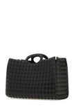 Valentino Garavani Men Black Rubber Le Troisiã¨Me Shopping Bag