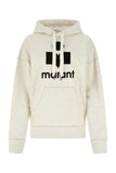 Isabel Marant Etoile Women Melange Ivory Cotton Blend Mansel Sweatshirt