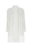 Loewe Women Ivory Crepe Oversize Blouse