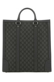 Gucci Men Gg Supreme Fabric And Leather Ophidia Shopping Bag