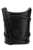 Alexander Mcqueen Women Black Leather The Curve Bucket Bag
