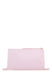 Jil Sander Women Pastel Pink Leather Medium Clutch