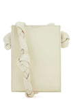 Jil Sander Women Ivory Leather Tangle Shoulder Bag
