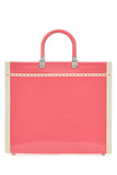 Fendi Women Two-Tone Canvas Medium Sunshine Shopping Bag