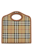 Burberry Women Printed Canvas And Leather Mini Pocket Handbag