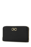 Salvatore Ferragamo Women Black Leather Wallet
