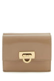 Salvatore Ferragamo Women Beige Leather Wallet