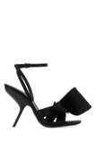 Salvatore Ferragamo Women Black Satin Sandals