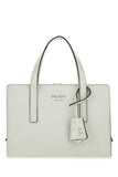 Prada Women Ivory Leather Re-Edition 1995 Handbag