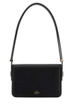 Valentino Garavani Women Black Leather Vlogo Crossbody Bag