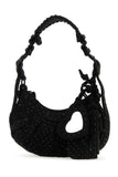 Balenciaga Women Embellished Denim Le Cagole Xs Shoulder Bag