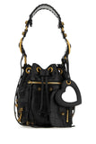 Balenciaga Women Black Leather Le Cagole Xs Bucket Bag